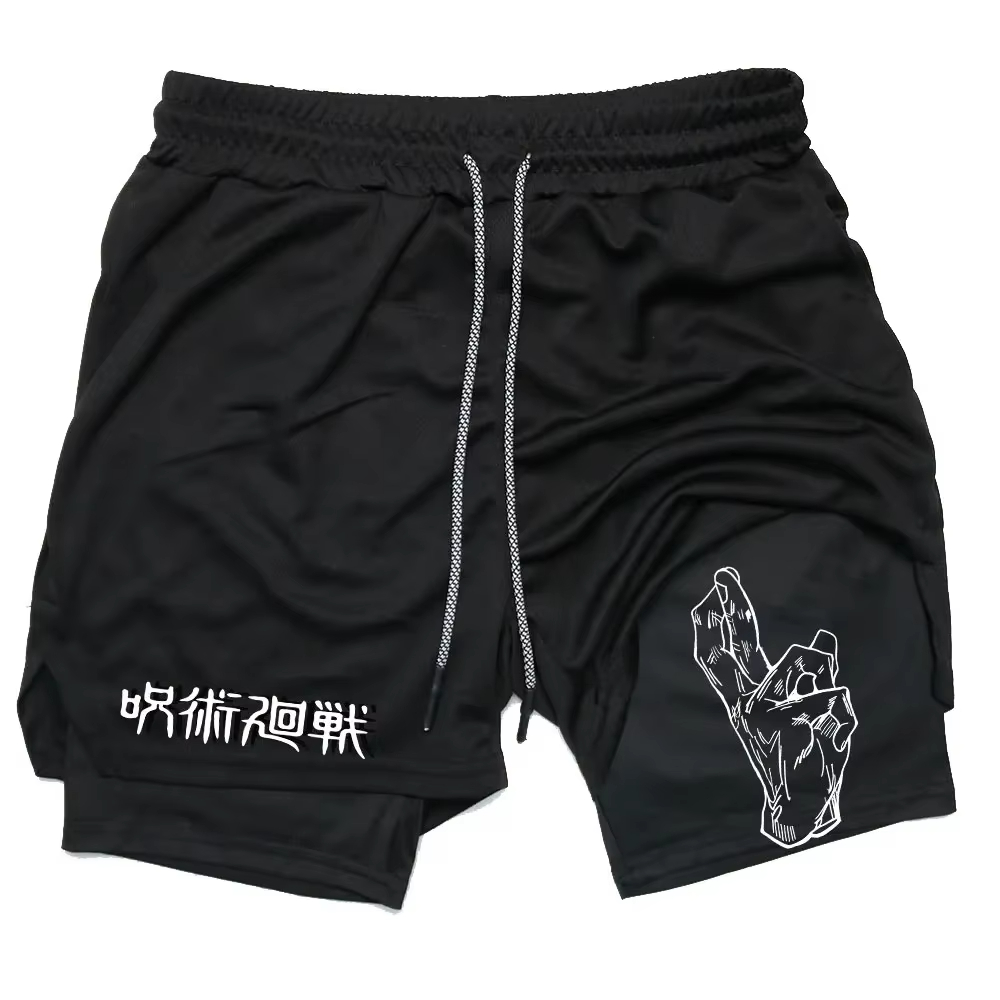 Anime Jujutsu Kaisen Gym Short - Compression Shorts Athletes review and price