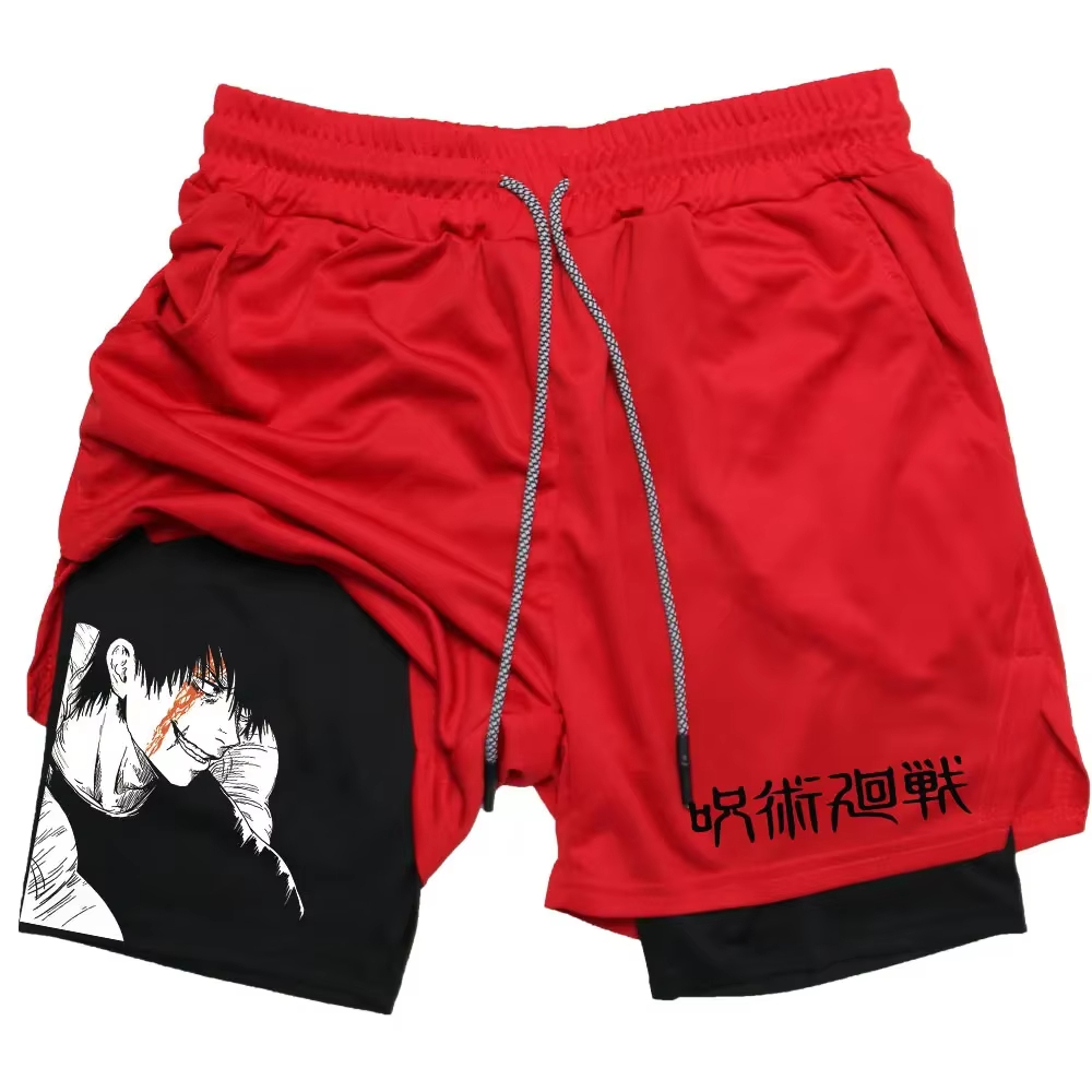 Anime Jujutsu Kaisen Gym Short - Compression Shorts Athletes review and price