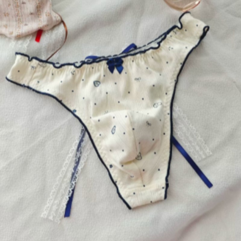 Japanese New Sweet Floral Bow  - Pouch Boxer Pouch review and price