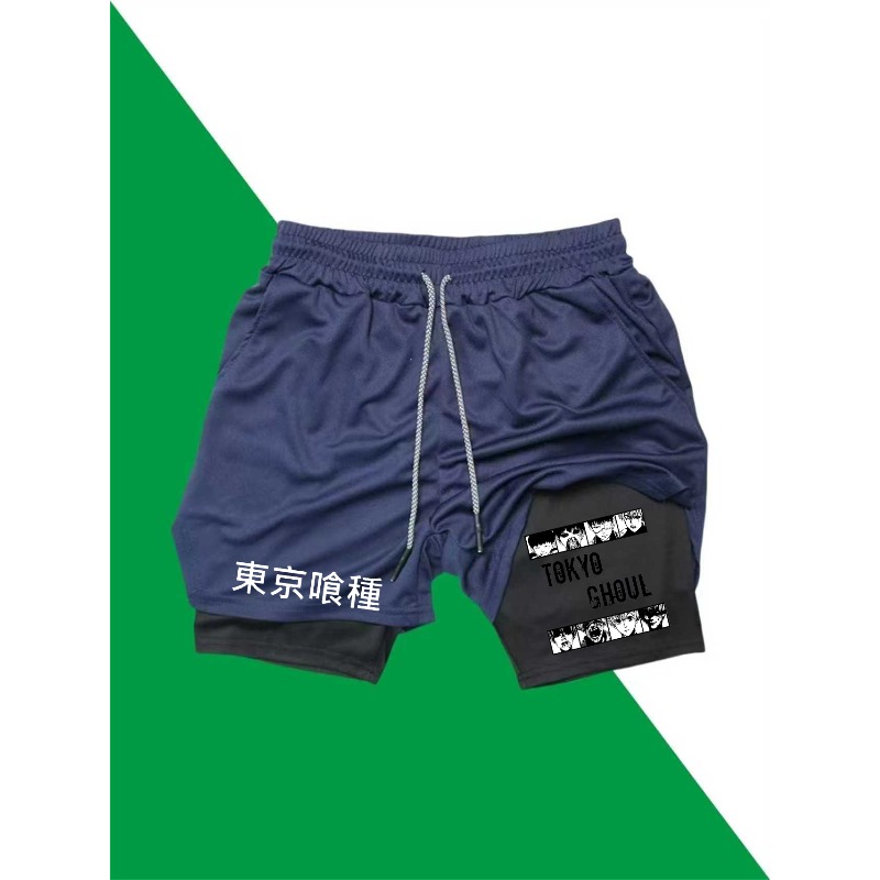 Tokyo Ghoul Print 2in1 Running - Compression Shorts Athletes review and price